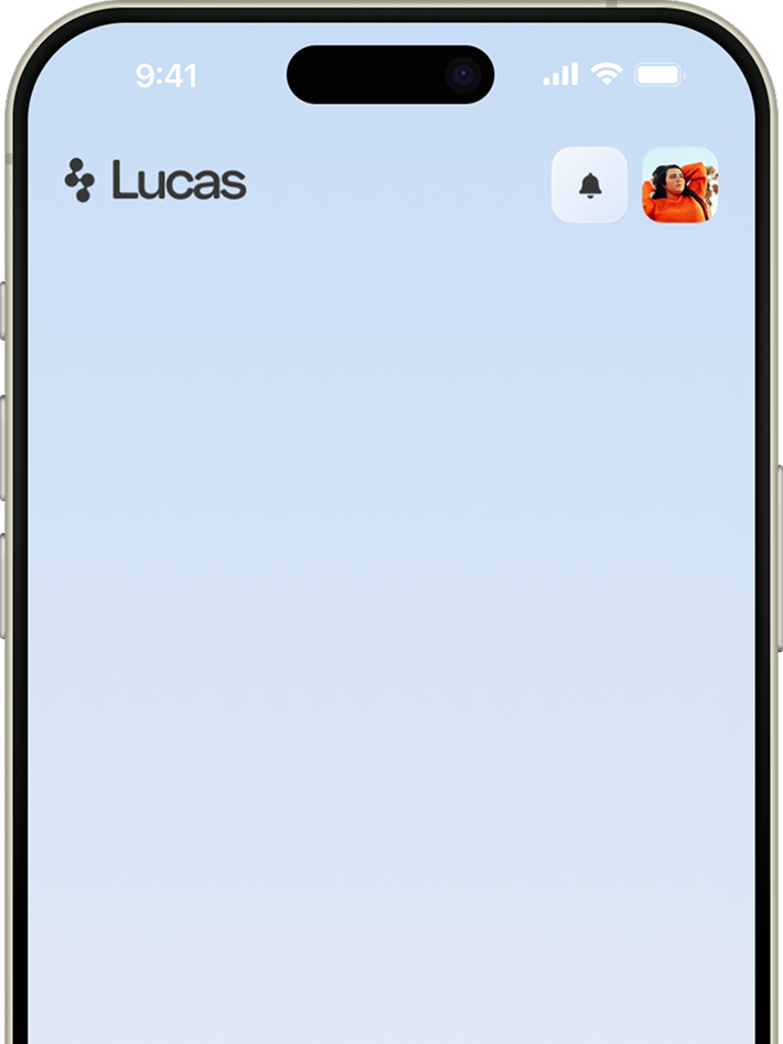 Phone showing interview interface